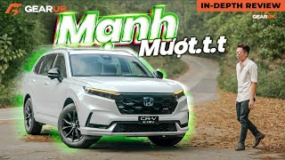 HONDA CRV 2024 HYBRID mạnh kiểu mượt mà và vẫn lái quá hay với khúc C  GearUp Indepth Review [upl. by Cohligan742]