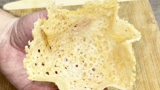 CIALDE DI PARMIGIANO DA FARCIRE CON IL TRUCCO DELLA CARTA FORNO PER ANTIPASTI O APERITIVI SFIZIOSI [upl. by Dieterich]