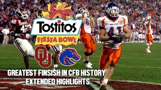 9 Boise State vs 7 Oklahoma 2007 Fiesta Bowl Extended Highlights  GREATEST FINISH IN CFB HISTORY [upl. by Georg]