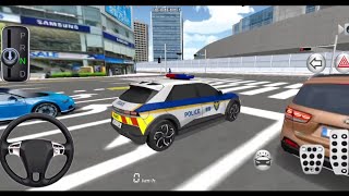 New Police Car Hyundai Ioniq 5 Highway Patrol Duty 3D Driving Class Simulation New Update Car Game [upl. by Ellicott]