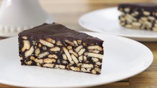 NoBake Chocolate Biscuit Cake Recipe [upl. by Nnywg]