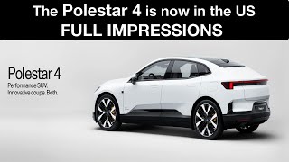 Polestar 4 is now in the US  Full Impressions [upl. by Amsirp700]