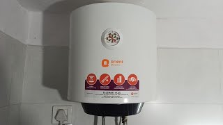 Orient Electric EcoSmart Plus 15 LTR Storage Water HeaterGeyser  Unboxing  Installation  Review [upl. by Etteiluj]