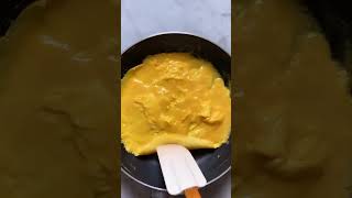 French Omelette 🥚🍳🐣omelette egg recipe cooking shortsfeed viralshorts like nonveg foodie [upl. by Hsejar293]