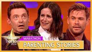 Hugh Jackman Gets Told Off By His Son  Celeb Parenting Stories  The Graham Norton Show [upl. by Sug]