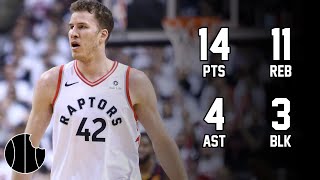 Jakob Poeltl Highlights  Raptors vs Cavaliers  1st Jan 2024 [upl. by Joby505]