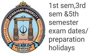 SU Degree 1st sem3rd sem amp5th semester exam datespreparation holidays Degree YouTube channel [upl. by Gove54]