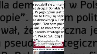 Orlen Sprzedać TVN Bronić republikatv tvn polityka sejm tusk jedziemy petru [upl. by Llehsim]