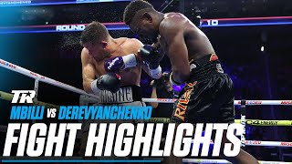 Christian Mbilli Shines Against Sergiy Derevyanchenko At Home  FIGHT HIGHLIGHTS [upl. by Eedna]