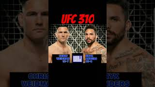 👊UFC 310 ▫Weidman vs Anders WoBBLD MMAPicks [upl. by Enelec525]