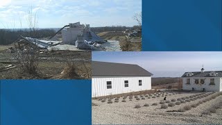 Winterset tornado 1 year later How 2 Iowans found strength and resilience in rebuilding [upl. by Assyl]