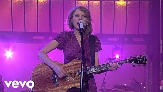 Taylor Swift  Back To December Live on Letterman [upl. by Jariv760]