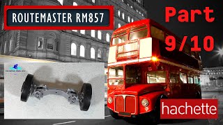 Hachette Routemaster RM857 Londonbus Part 9 amp 10  Bremsscheibe und rechtes Vorderrad [upl. by Anoid498]