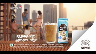 Nescafé All in 1 Frappe  Frappe Jahan Hangout Wahan  Nepali [upl. by Eceinert396]