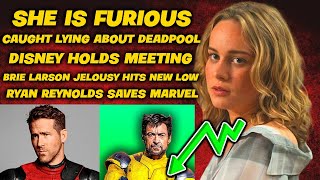 BREAKING Brie Larson CAUGHT LYING After Ryan Reynolds Gets 1 Billion BOX OFFICE amp Attacks Deadpool [upl. by Nwahsauq]