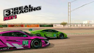 LAMBORGHINI HURACAN GT3 VS ACURA NSX GT3  REAL RACING 3 [upl. by Augusta]