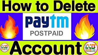 How to DeleteDeactivate Paytm Postpaid Account   How to Reactivate Paytm Postpaid Account  🔥 [upl. by Ready]