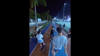 Surfskate Sunset Shred session Danang [upl. by Enawyd]