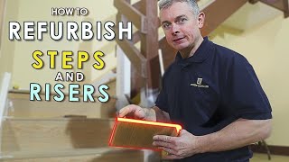 Staircase Renovation – Part 3 How To Refurbish Steps and Risers – George Quinn [upl. by Ashley339]