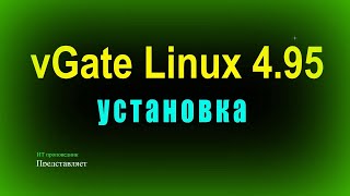 Развертывание vGate 495 Linux [upl. by Ahsinod]