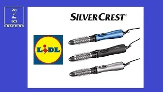 UNBOXING SilverCrest MultiFunction Hot Air Styler SWC 1000 D1 Lidl 1000W 360 [upl. by Remlap967]