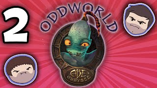 Oddworld Abes Oddysee Sneaking Around  PART 2  Grumpcade [upl. by Loveridge]