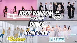 KPOP RANDOM DANCE ICONIC amp NEW SONGS mirrored mode ᴊᴜʟʏ🍭ᴀꜰᴋ [upl. by Ahsina]