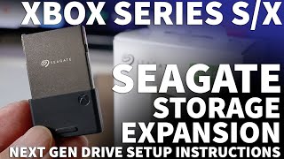 Seagate Storage Expansion Card for Xbox Series S  Install Xbox Storage Expansion Series S amp X [upl. by Natasha469]