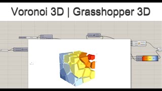 3D Voronoi  Grasshopper3D [upl. by Rees]