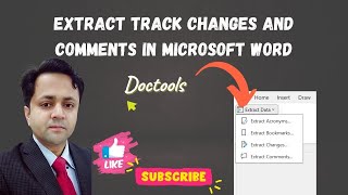 Extract Track Changes and Comments from Word file [upl. by Rizan]