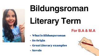 BILDUNGSROMAN Novel  Literary Term  Easy Explanation in Hindi  itslearningoutcome [upl. by Eliades]