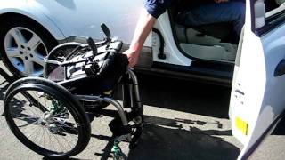 TiLite Wheelchair easy quotin and outquot of Ford Territory [upl. by Omik]