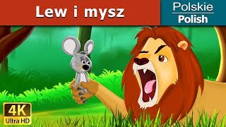 Lew i mysz  The Lion And The Mouse in Polish  PolishFairyTales [upl. by Dorcy920]