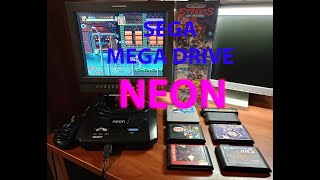 Clone Sega Mega Drive 2 NEON MEGAPlus2 [upl. by Witcher]