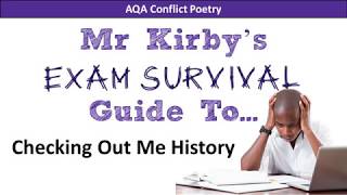 Mr Kirbys Exam Survival Guide  Checking Out Me History [upl. by Dewain223]