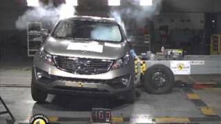 Euro NCAP  Kia Sportage  2010  Crash test [upl. by Macfadyn566]