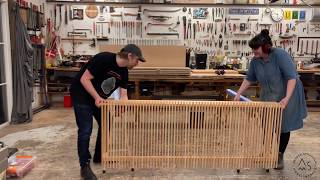 Radiator Cover in solid douglas pine [upl. by Idoux]