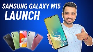 Samsung Galaxy M15 5G Launch 🔥50Megapixel Rear Camera 6000mAh Battery [upl. by Stutzman]