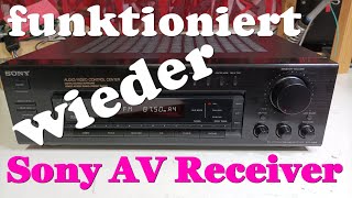 Sony Verstärker AV Receiver reparieren keine Funktion und mehr kein Ton Wackelkontakt [upl. by Antoinette794]