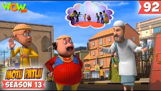 Udneywala Auto  S13  92  Motu Patlu New  Cartoons For Kids  spot [upl. by Seitz602]