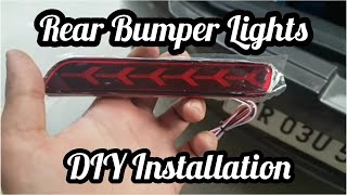 Rear Reflector lights  Bumper lights DIY Install [upl. by Telford]