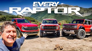 What’s The Best Raptor Ford Raptor Ranger vs Bronco Raptor vs F150 Raptor R [upl. by Druce33]