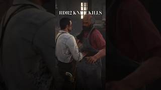 Rdr2 knife kills rdr2 arthurmorgan reddeadredemption [upl. by Labina]