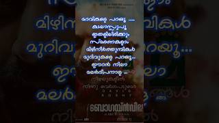 Maravikale  Lyric video songlyrics bougainvillea MLokam [upl. by Atiuqahs]