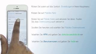 Lycamobile Deutschland  Mobiles Internet Einstellungen für iPhone [upl. by Pancho599]