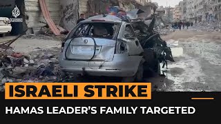 Israeli strike kills three sons of Hamas political leader Ismail Haniyeh  AJ Shorts [upl. by Llerad]