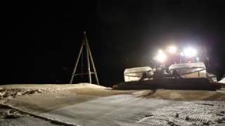 Une nuit dans une dameuse aux Diablerets [upl. by Eldrida]