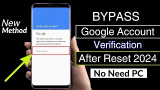 No More PC Required How to Bypass Google Account Verification in 2024 [upl. by Angelo749]