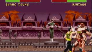 Mortal Kombat II  Easy way to beat Kintaro [upl. by Amalia]