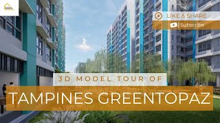 Exploring HDB BTO Tampines GreenTopaz in 3D Sales Launch June 2024 [upl. by Nonrev]